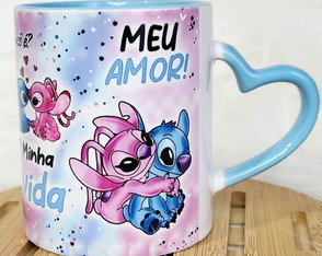 Caneca com Alça de Coração Stitch