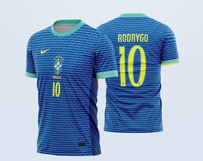 Arte Vetor Camisa Brasil 2024 - Reserva