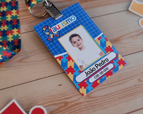 Crachá Personalizado Autismo