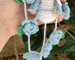 Terço Dezena Nossa Senhora das Graças Rosinhas Amigurumi