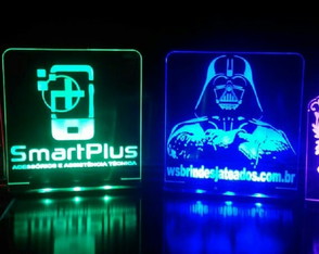 Luminária Led Personalizada (usb)