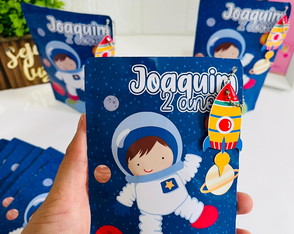 Saquinho Zip Lock - Astronauta Cute