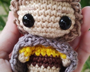 Mini Merry Senhor dos Anéis Amigurumi