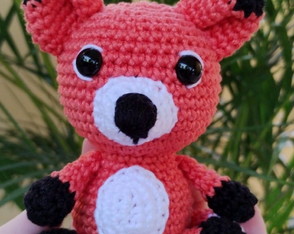 Raposa Bichinhos do Bosque Amigurumi Crochê