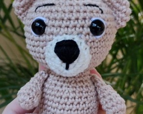 Urso Bichinhos do Bosque Amigurumi Crochê