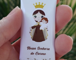 100 Balas Personalizadas Nossa Senhora do Carmo