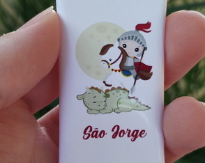 100 Balas Personalizadas São Jorge