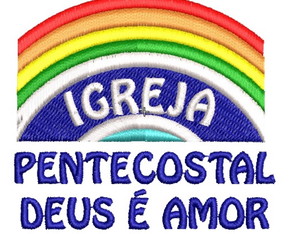 Matriz Bordado Igreja Deus É Amor