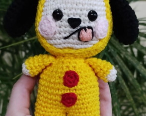 Boneco Chimmy Bt21 Amigurumi Crochê