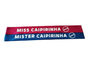 Faixa Miss e Mister Caipirinha