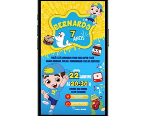 Convite do Lucas Neto para Watsapp com Localização