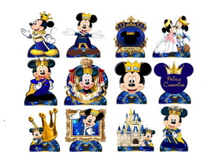 Mickey Realeza 10 Displays de Mesa de 20 cm em mdf
