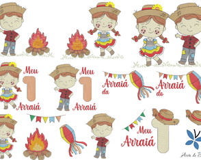 Matrizes de Bordado - Festa Junina 025