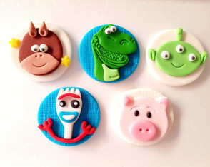 Apliques de Pasta Americana 5 cm Doces
