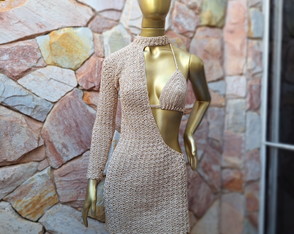 Vestido de Festa em Crochê