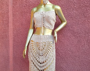 Conjunto de Festa em Crochê Estilo Boho