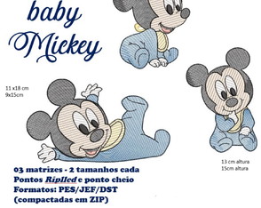 Matriz Bordado Mickey Baby