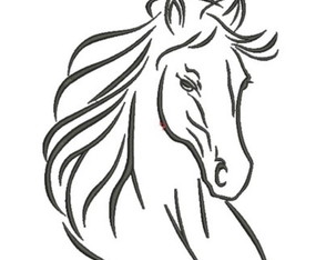 Matriz Bordado Cavalo