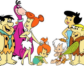 os Flintstones 10 Displays de Mesa de 20 cm em mdf
