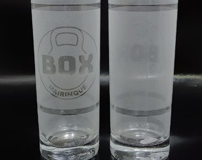 Copo Long Drink Personalizado + 1 Caixa Baú em mdf