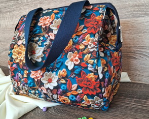 Bolsa em Tricoline e Forro Térmico.