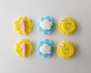Aplique 3 cm Doces Volta ao Sol