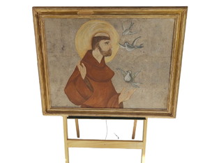 Quadro de São Francisco de Assis Artesanal