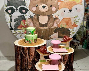 Locação Kit Pegue e Monte Bosque Encantado Menina