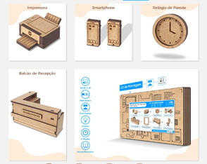 Kit de Montagem 18 Miniaturas - Hospitalares + Recepção
