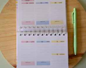 Mini Planner Colorido 2025 (10x15)