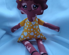 Boneca com Vitiligo