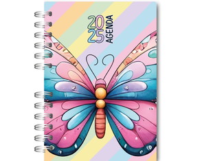 Agenda 2025 Personalizada Coleção Borboleta I I