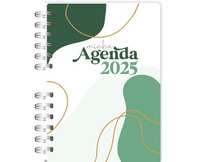 Agenda 2025 Personalizada Coleção Minha Agenda Verde