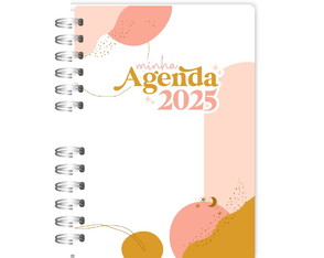 Agenda 2025 Personalizada Coleção Minha Agenda Laranja