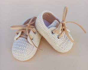 Sapato de Crochê Mocassim