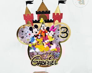 Topo de Bolo Turma do Mickey Arquivo Digital