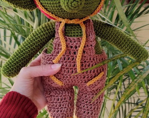 Boneco Goblin Duende Amigurumi Crochê Crochê