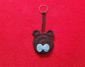 Chaveiro de Crochê Mickey