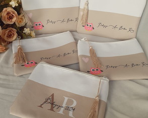 Necessaire Slim com Pingente Franja