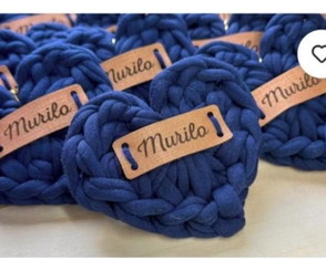 Chaveiro Coração Fita Personalizada