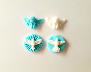 Apliques 3 cm de Pasta Americana Batizado