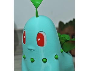 Chikorita Pokemon 15cm - Vaso Plantas Suculentas