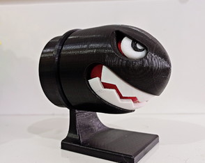 Bullet Bill Miniatura Decoração de Mesa Super Mário 10cm