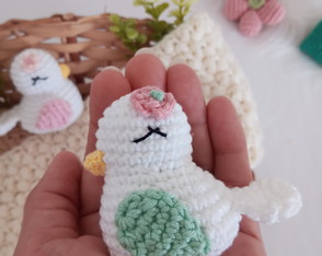 Passarinho Amigurumi Crochê