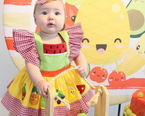 Vestido Frutinhas