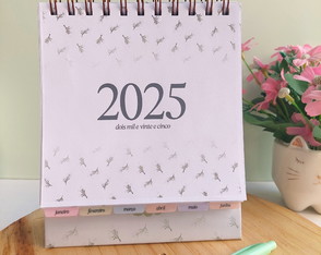 Planejador Semanal de Mesa - 2025