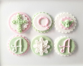Aplique Doces 5 cm Batizado