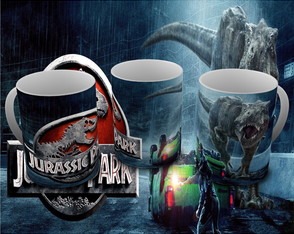 Caneca Jurassic Park Parque dos Dinossauros (1993) Modelo 08