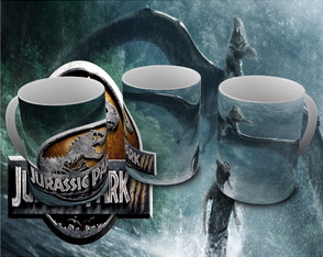 Caneca Jurassic Park 3 (2001): Modelo 01