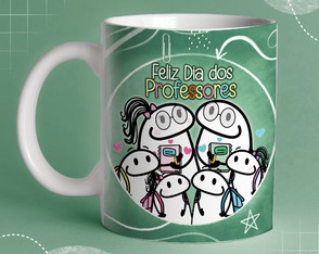 Arte para Caneca Dia dos Professores Feliz Dia dos Professor